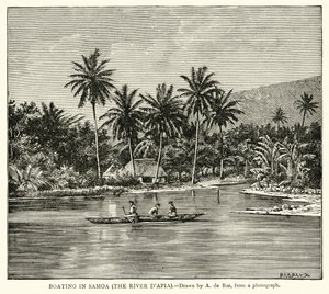 Navigation à Samoa (la rivière D